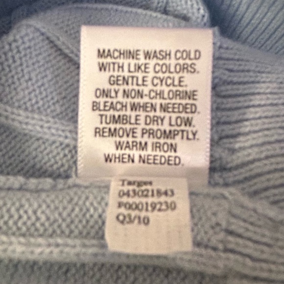 Sky Blue Merona Sweater size XL - Picture 4 of 5
